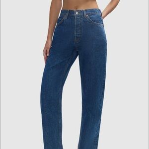 Re/Done High Rise Blue Women's Jeans